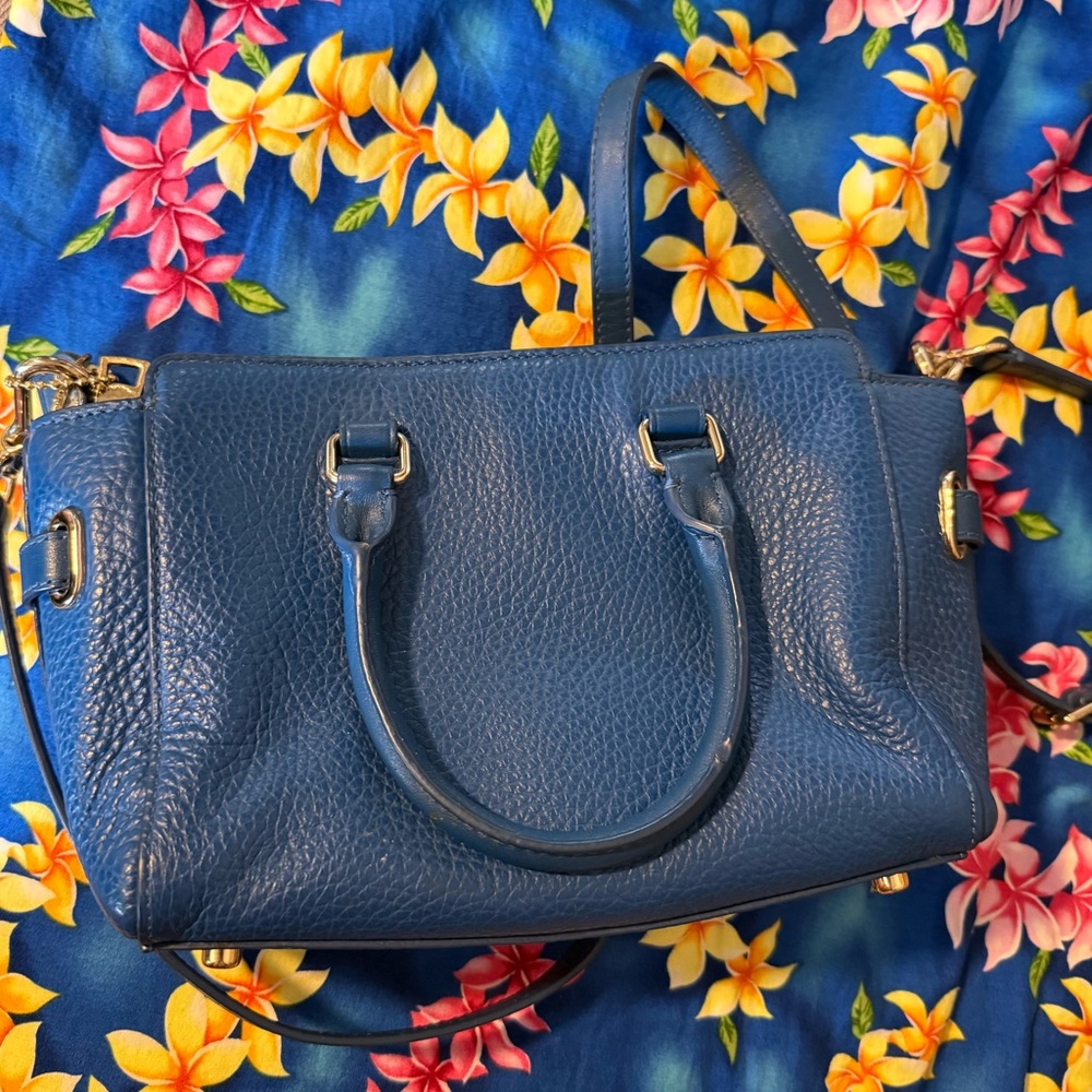 Coach Blue Leather Crossbody Christie Carryall Women's Bag - Picture 2 of 6